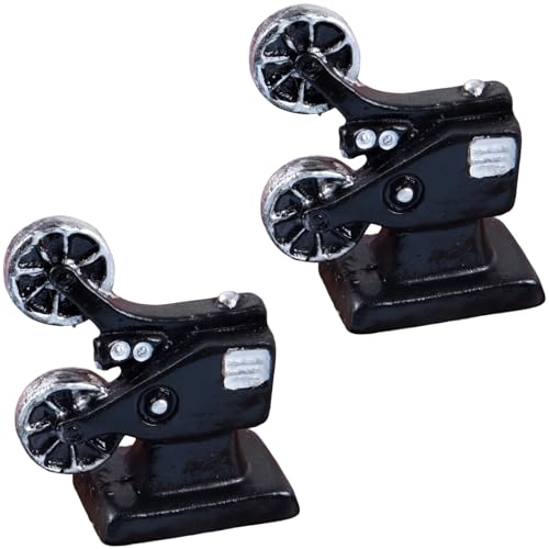 1. 2Pcs Resin Miniature Home Appliance Decor Retro Furniture Models for Shelf Displays Home Appliance Ornaments Decorative Accen