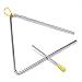 8 Inch Musical Steel Triangle Percussion Instrument With Striker