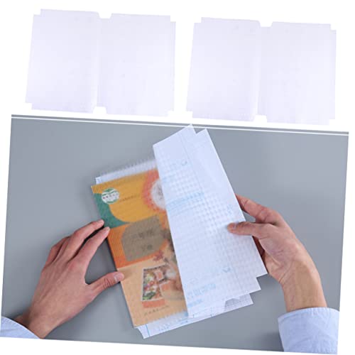 Ciieeo 1 Conjunto/30 Peças Protetor De Livro Slipcase Mangas De Fichário Transparente Para Papel Tra