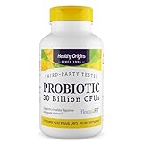 Healthy Origins Probiotic 30 Billion CFU's (Shelf Stable, Non-GMO, Gluten Free, Digestive Health, Gut Health, Immune Support), 150 Veggie Caps