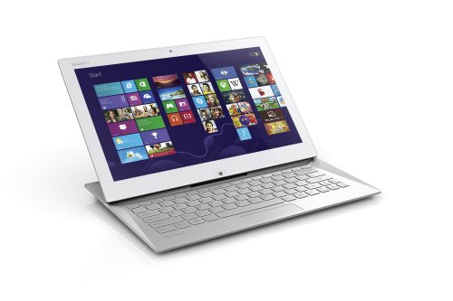 Sony Vaio SVD-1322A4EW Duo 13 Ultraportable tactile 13' (33,02 cm) Intel Core i5 4200U 1,60 GHz 128 Go 4096 Mo Nvidia GeForce Windows 8 Wi-Fi Blanc