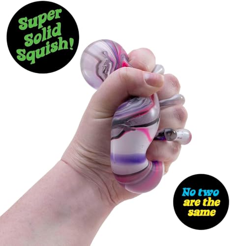 Schylling NeeDoh Nice Cube Swirl - Sensory Toy with a Super Solid Squish - Unique, Swirling Color Blend - Ages 3 and Up - Color May Vary - 2 Pack image 12