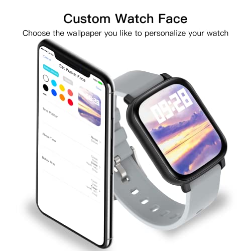 Bctemno Smart Watch(Answer/Make Call), Usb Charging Waterproof Smartwatches Fitness Watch With Heart Rate Sleep Monitor Blood Oxygen For Android Phones And Ios Phones Women Men #TOP5