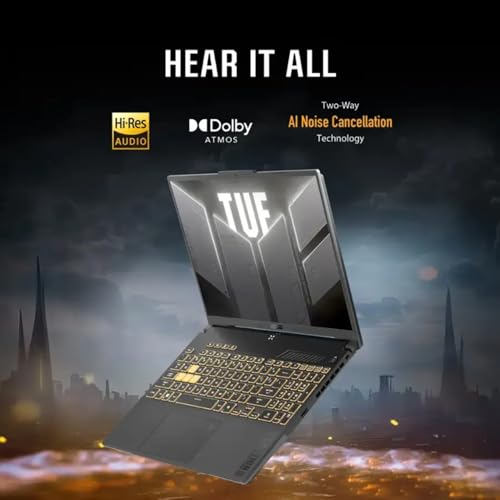 TUF F17 Gaming Laptop - 17.3" 2K QHD 240Hz Display, Intel i7-13620H (fino a 4.9 GHz), 64GB DDR5, 1TB SSD, NVIDIA GeForce RTX 4070, Wi-Fi 6, tastiera retroilluminata RGB, Windows 11 Pro, MS Office - Notebook - Immagine 1