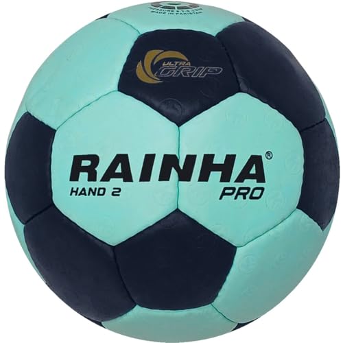 BOLAS RAINHA HANDEBOL PRO COSTURADA IMP [COR: AZUL - TAMANHO: H2]