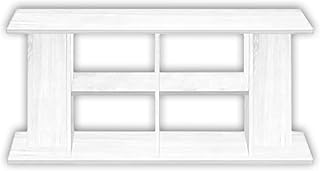 ZooPaul Armario de piso para acuario (120 x 4 x 60 cm), color blanco