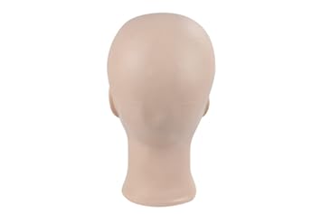 Mannequin Head Female Hairless Practice Wig Making Display with Table Clamp (GT-02)