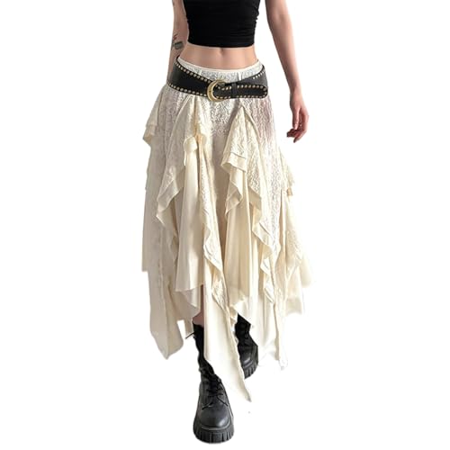Amazon.com: Women's Gothic Lace Tulle Maxi Skirt