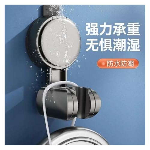 Support de pomme de douche à ventouse amovible et orientable robuste - 7