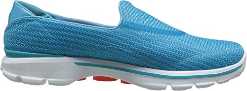 Skechers Go Walk 3, Zapatillas Mujer, Turquesa (TURQ), 37.5 EU