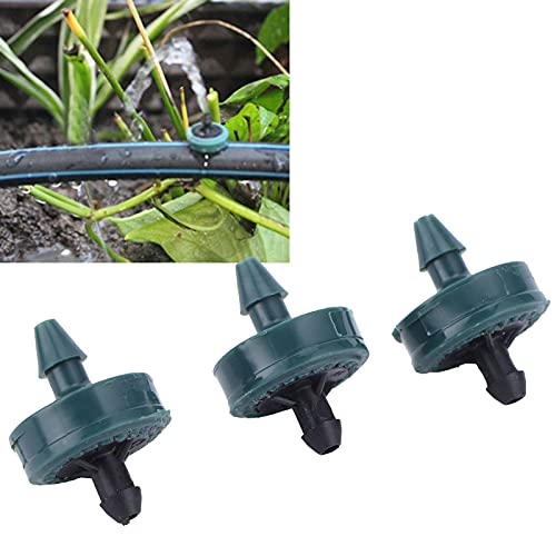 Kuuleyn 100PCS Emisor de Goteo de riego por Goteo, Dispositivos de riego de Plantas, Goteadores de compensación de presión de 8L Sistema de riego por Goteo Micro Aspersor de riego