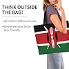 JZMTY Fashion Unique Flag of Kenya Tote Bag for Women - Light Crossbody Shopping Bag for Daily Use #2