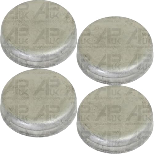 APUK 4x Engine Core Freeze Plug Steel 1 1/4" Cup Type Replacement for Fordson Dexta Super Tractor