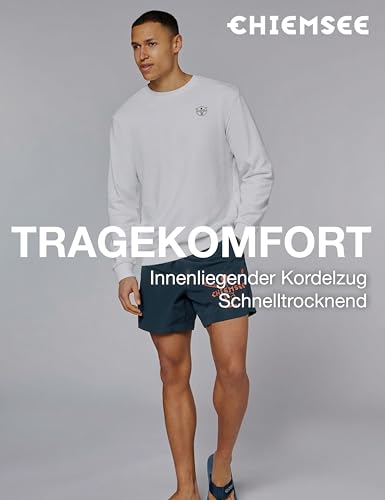 Chiemsee Badehose Herren I Regular Fit Badeshorts mit elastischem Bund & Kordel I Schnelltrocknend, mit Mesh-Innenslip & Taschen I Sportliche Kurze Schwimmhose in 3 Farben I Größe M-3XL