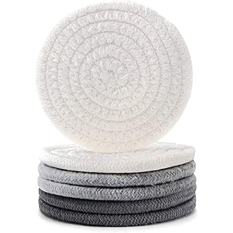Handmade Braided Drink Coasters Set Cover