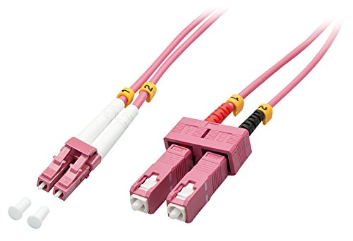 LINDY Fibre Optique Duplex LC/SC OM4, 2m