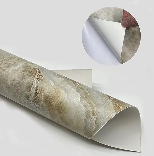 Auxua Peel And Stick Floor Tile Crack-Like Marble Vinyl Flooring 12"X12" Durable Waterproof Non-Slip Granite Vinyl Tiles Self Adhesive Removable For Kitchen Living Room Bedroom Bathroom 24 Pcs #TOP2