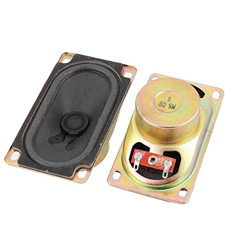 sourcing map 2Pcs 5W 8 Ohm Interner Magnet Lautsprecher Box Sprecher 5cm x 9cm x 3,5cm de
