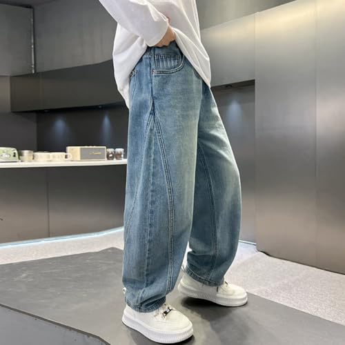 Boys Casual Cargo Trousers Elastic Waist Outdoor Pants for Children Ages 4 to 12 Perfect for Everyday Activities2