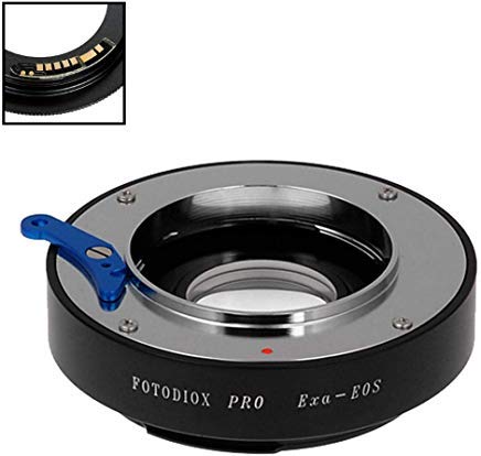 Image of Fotodiox Pro Lens Mount Adapter Compatible with Exakta, Auto Topcon SLR Lens to Canon EOS (EF, EF-S) Mount D /SLR Camera Body - with Gen10 Focus Confirmation Chip