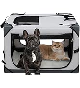 Amazon | Stefanie ペットキャリークレート 小型犬 猫 ソフトクレート