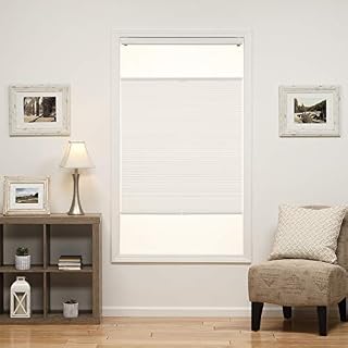 DEZ Furnishings QGPO714640 Cordless Light Filtering Top Down Bottom Up Shade, 71.5W x