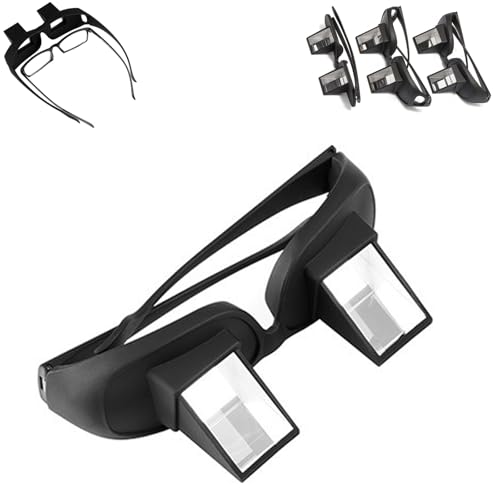 Lunettes de lecture à prisme, lunettes paresseuses 90° Lunettes à prisme couchées Lunettes de...