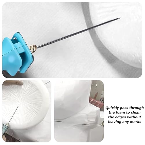 Elektrischer Schaumstoffschneider Schneidstift 10cm 100-240V 30W Elektrischer Schneidstift Geeignet für Schnittkanten, Wärmeschneiden Gravierstift EU-Stecker Gravierwerkzeug Kunst DIY