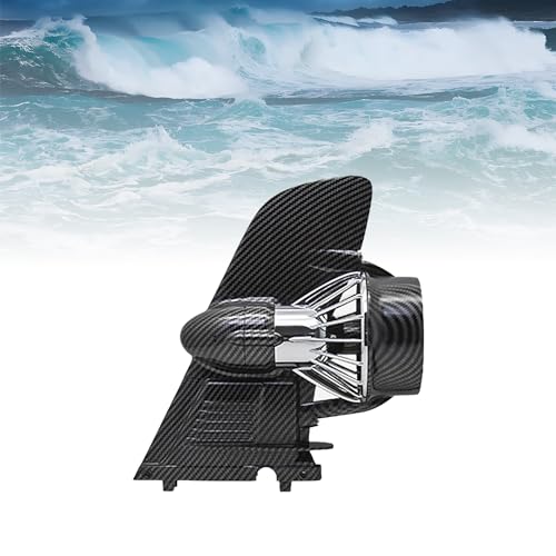 Kit de empuje eléctrico para tabla de surf, velocidad ajustable de hasta 7,5 km/h, compatible con barcos más pequeños, ideal para surf de potencia y deportes acuáticos