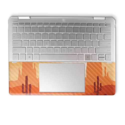Image of MightySkins Carbon Fiber Skin Compatible with HP Spectre x360 14 inch (2022) Full Wrap Kit - American Southwest | Protective, Durable Textured Carbon Fiber Finish | Easy to Apply | Made in The USA