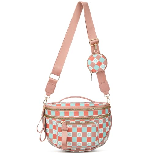 Image of Crossbody Purse for Women Small Crossbody Bags Trendy Vegan Leather with Adjustable Shoulder Straps Gift for Mother Wife Mom