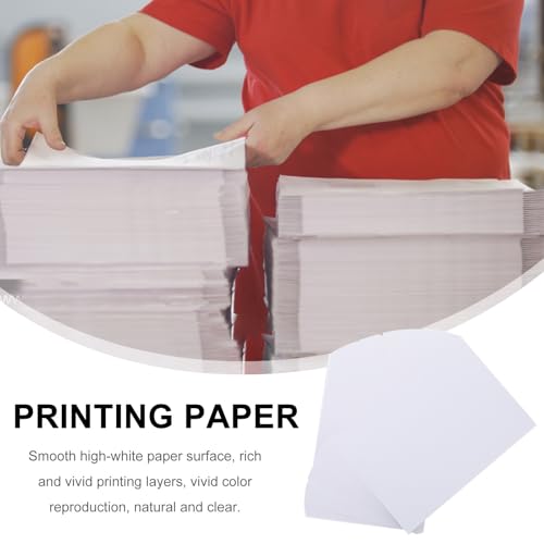 Papier Photo A5 Blanc 100 Feuilles, Papier Couché pour Imprimante – vue 3