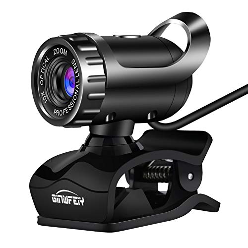 MMD1 USB Webcam HD Camera Web Mic Clip-On für Computer Laptop 360 Grad USB-Kamera Cover