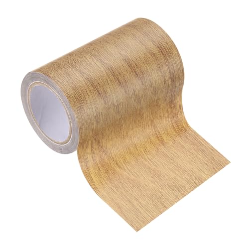 Ruban grain de bois PATIKIL 10cm x 4.57m adhésif de réparation chêne brun