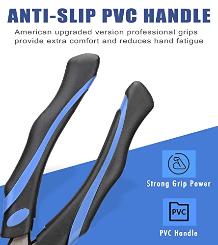 Urasisto 6-Inch Long Needle-Nose Side Cutting Pliers With Heavy Duty Nickel Chromium Steel Construction thumb #4
