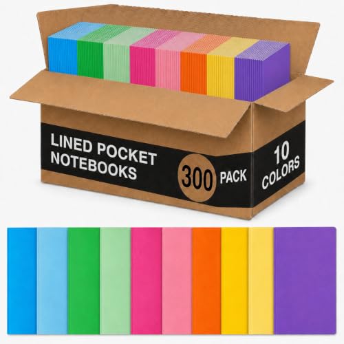 Cuadernos pequeños de bolsillo para llevar en la mochila escolar y organizar las notas diarias