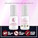 Sensitive Low Fume Eyelash Extension Glue for Professionals | Strong 5 Week Retention / 3-4 Second Drying Time | Semi Permanent Individual/Volume Lash Extension Glue | Deep Black - Latex Free 5ml