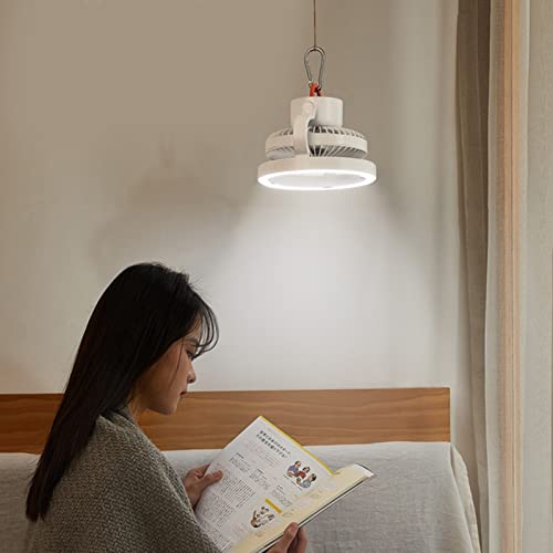 Linterna LED portátil y ventilador de techo recargable 8000mAh 5