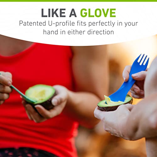 Humangear Gobites Uno Portable Silverware Utensils Camping Gear Accessories Kitchen Equipment For Cooking Or Lunchbox, 1-Pack, Titanium #TOP2