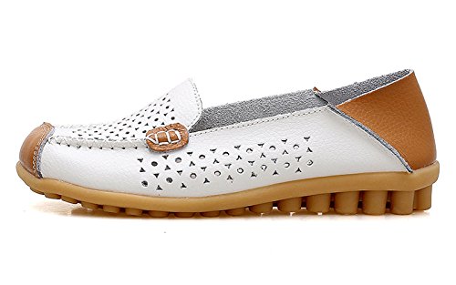 Image of VenusCelia Women's Floral Comfort Walking Flat Loafer