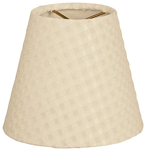 Royal Designs, Inc. CS-950-5BC Hardback Empire Chandelier Lamp Shade, Beige/Cream