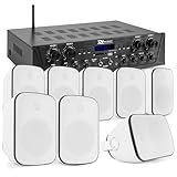 Expansible con más altavoces : Cada salida del amplificador admite hasta 2 altavoces BD50W, permitiendo ampliar el sistema para cubrir más áreas y disfrutar de un sonido envolvente de alta calidad.