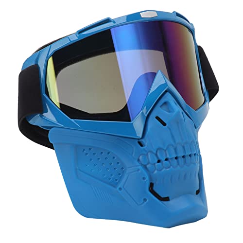 Keenso-Offroad-Schaedel-Gooles-Maske-Totenkopf-Brillenmaske-Verstellbar-Elastisch-Praktisch-Zum-Wandern
