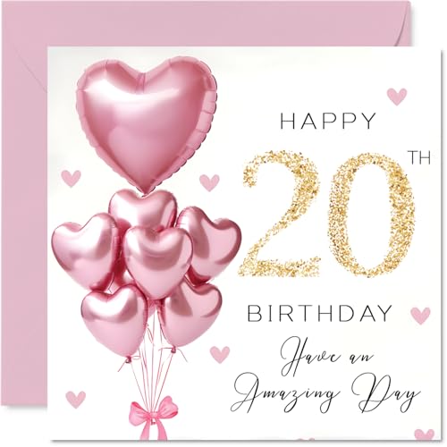 Stuff4 20΂̒aJ[h p - sÑLLD - Happy BirthdayJ[h 20΂̏ Fl f  o 5.7C` aO[eBOJ[h