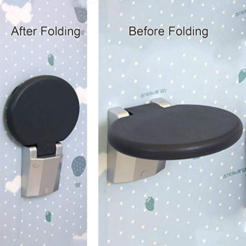 Chaise de douche pour handicapé et senior pliable au mur