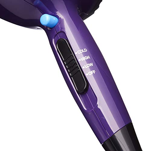 RED by Kiss Titanium 2300 Detangler Hair Dryer – Double Comb Layer Technology, 4X Faster Straightening, High Heat Resistant, Better Heat Distribution, 3 Bonus Titanium Detangler Piks, All Hair Types