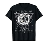 Trendy Graphic Tee Shirt Live By The Sun Dream By The Moon Boho Premium T-Shirt