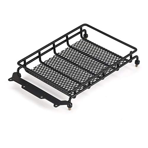 Facibom for MN D90 D99 MN90 MN99S 1/12 RC Car Upgrade Parts Metal Luggage Carrier Tray Roof Rack with LED Light Accessories - Thumbnail 6