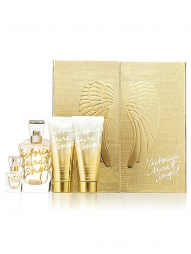 Victoria's Secret Angel Gold 4 Piece Perfume DELUXE GIFT SET