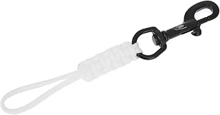 EUYueli BCD - Cordón de cuerda para escalada al aire libre, cuerda antipérdida, buceo, pernos de acero inoxidable, hebilla de clip de metal